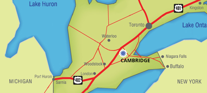 Map Of Cambridge Ontario Canada Work, Play, Live - Doctors 4 Cambridge